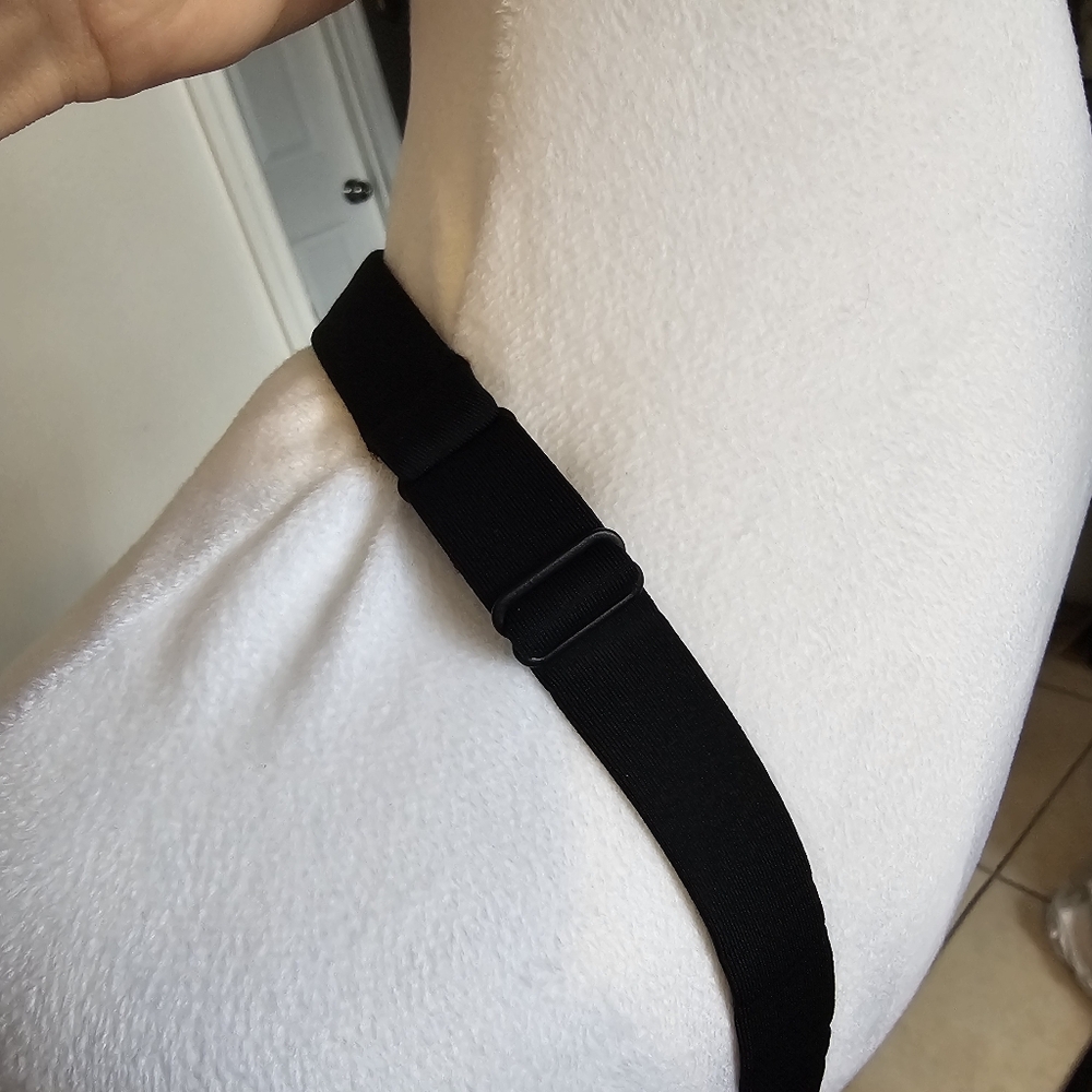 Athleta Black Crisscross Halter Top Size XS - Picture 8 of 9